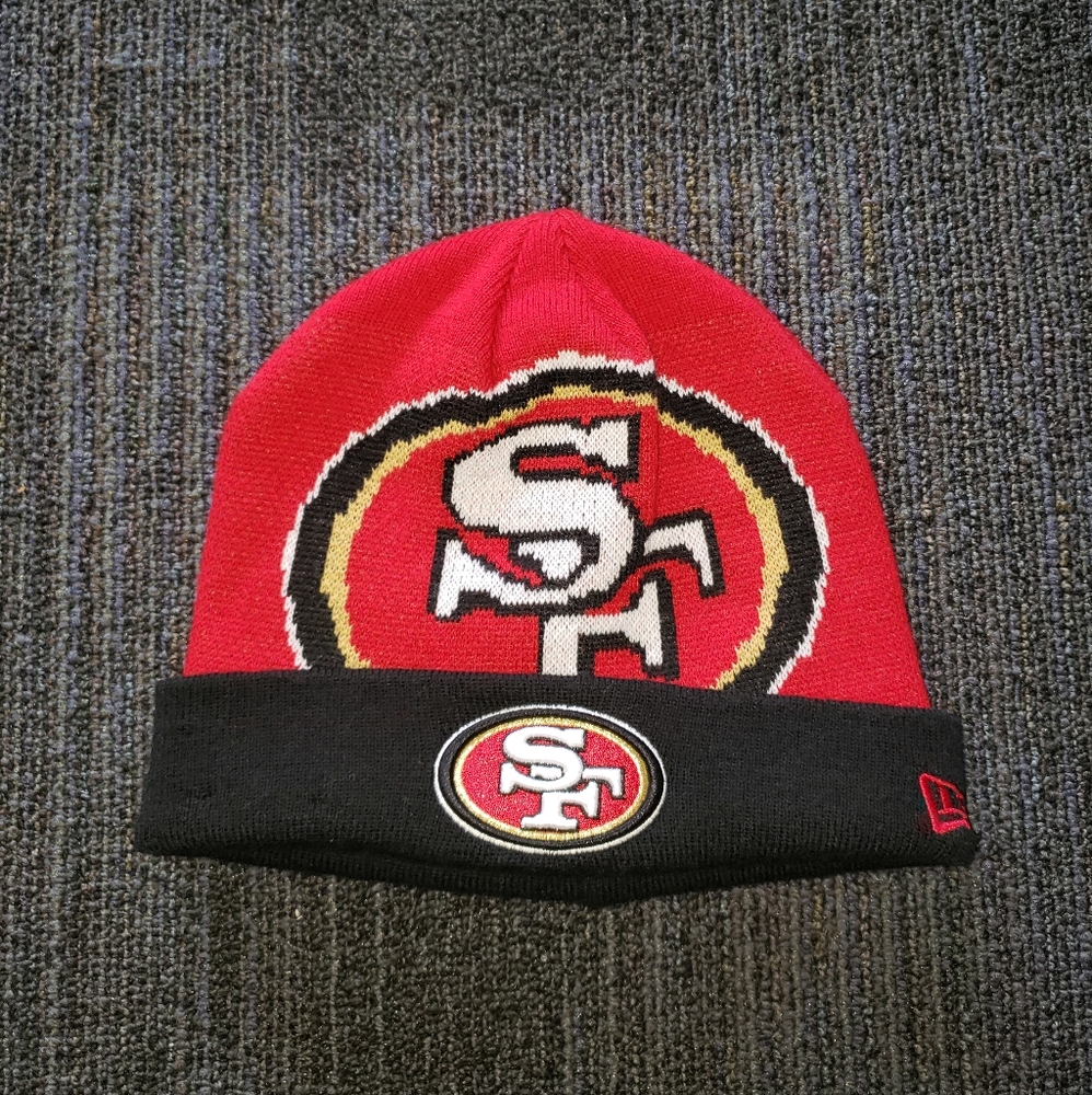🔥🔥 NEW ERA San Francisco 49ers Beanie RD/BLK/GLD